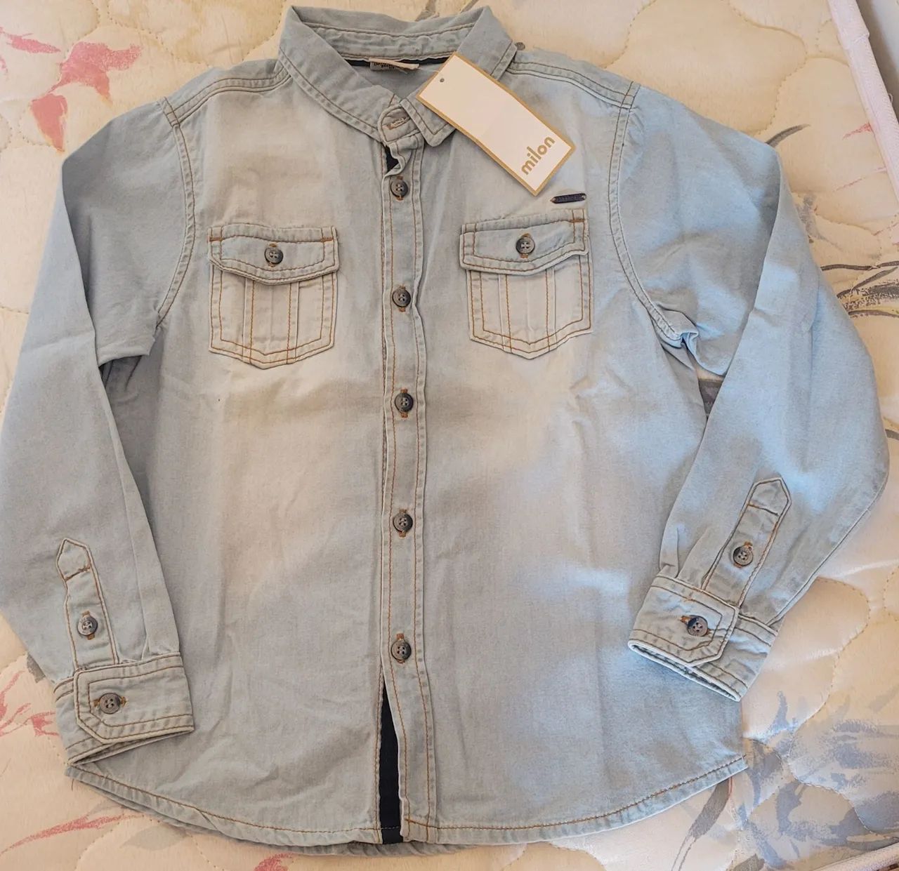 Camisa Jeans infantil 