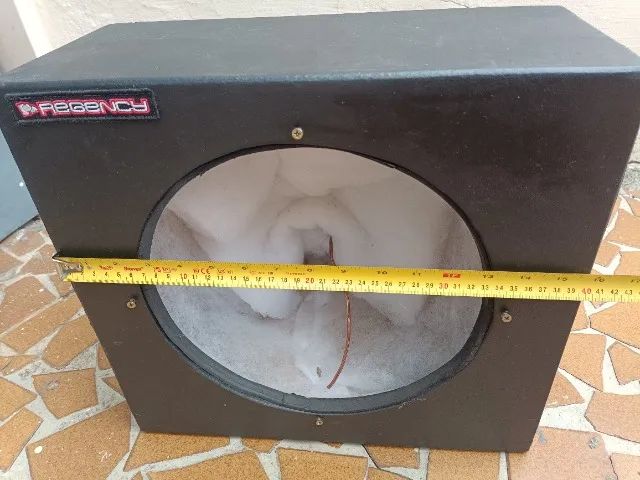 caixa box selada regency 30 litros para um subwoofer de 12" - Foto 5