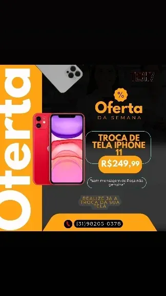 Tela iPhone 11 JK Premium com Instalação Grátis!