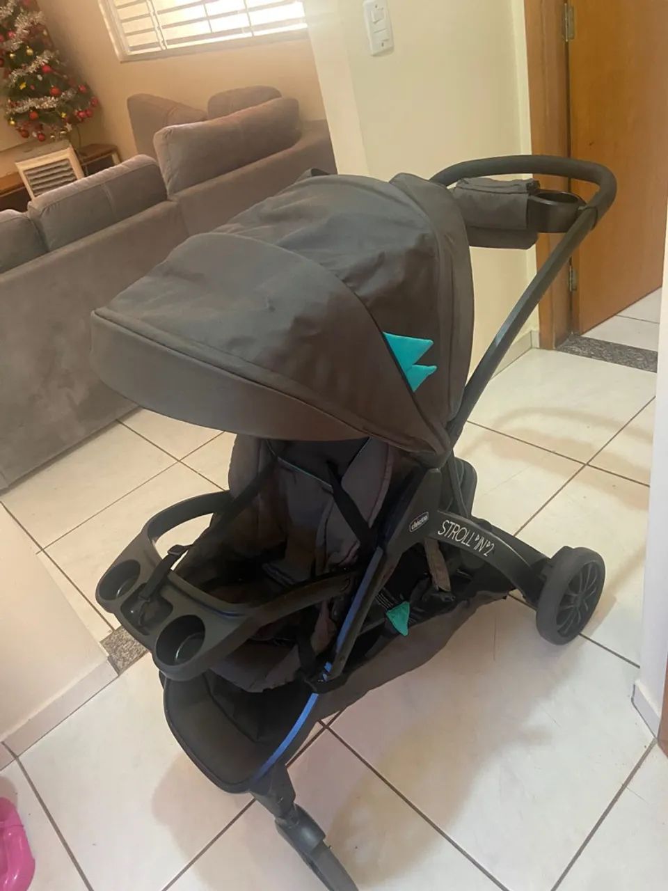 Carrinho de Bebê Chicco Stroll'in 2 - Foto 4