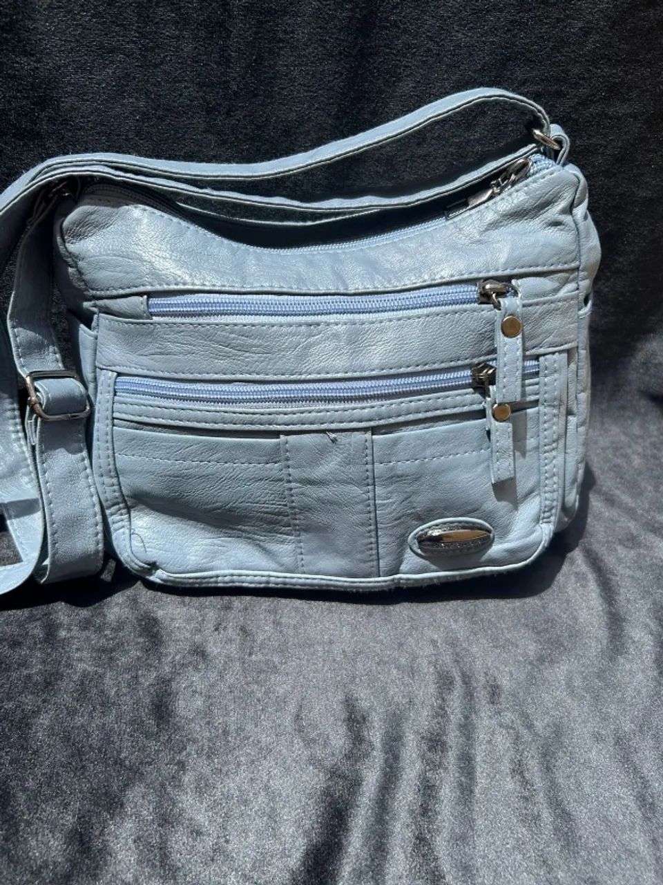 bolsa de ombro espaçosa com vários bolsos - Foto 5