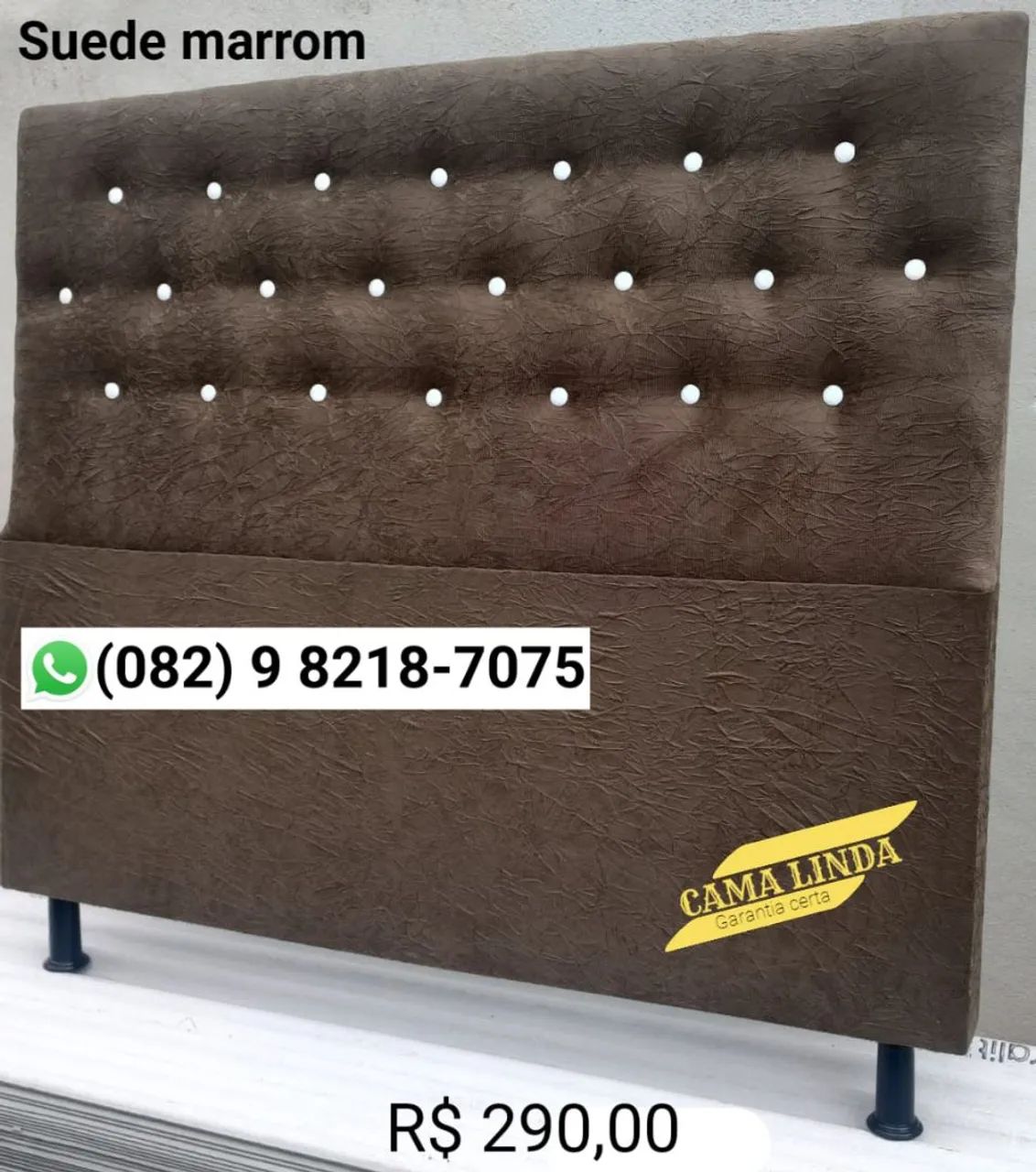 CABECEIRAS BAÚ BASE COLCHÕES PUFFS CAMA BOX ENTREGA GRÁTIS  - Foto 5