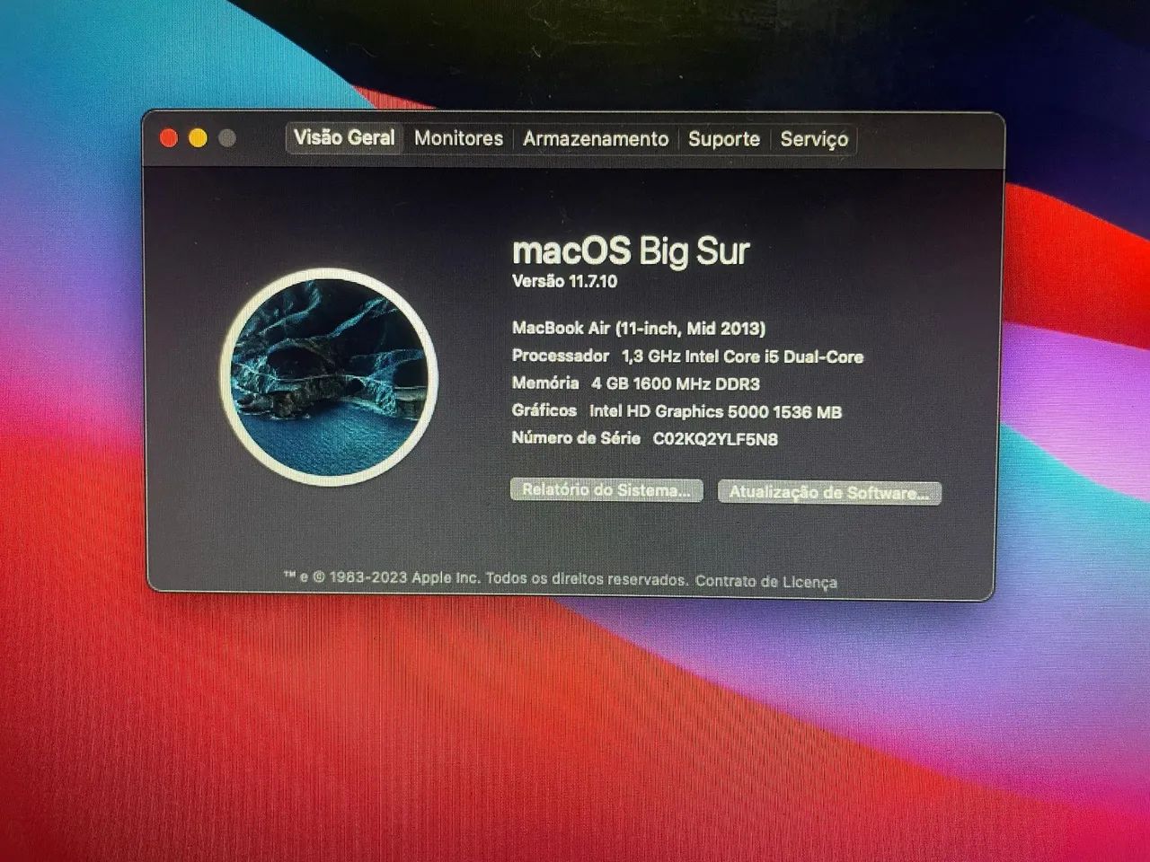 Macbook Air 11" 2013 | SSD 256GB | RAM 4GB LEIA - Foto 2