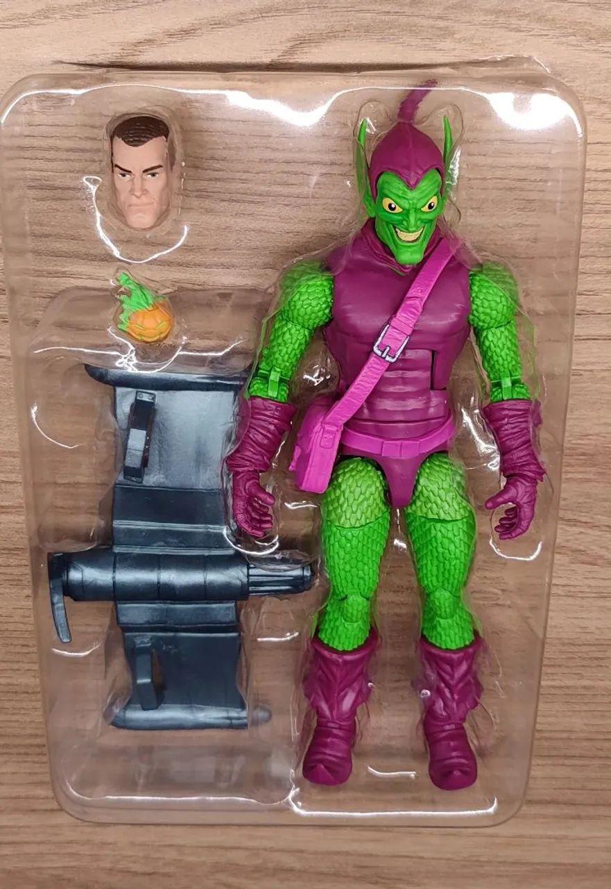 Duende Verde Marvel Legends Retro Hasbro Spiderman Homem Aranha Spider Green Goblin - Foto 6