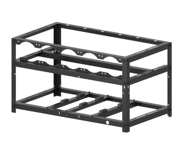 Estrutura para rig de mineração para 6 gpus - Metalictech