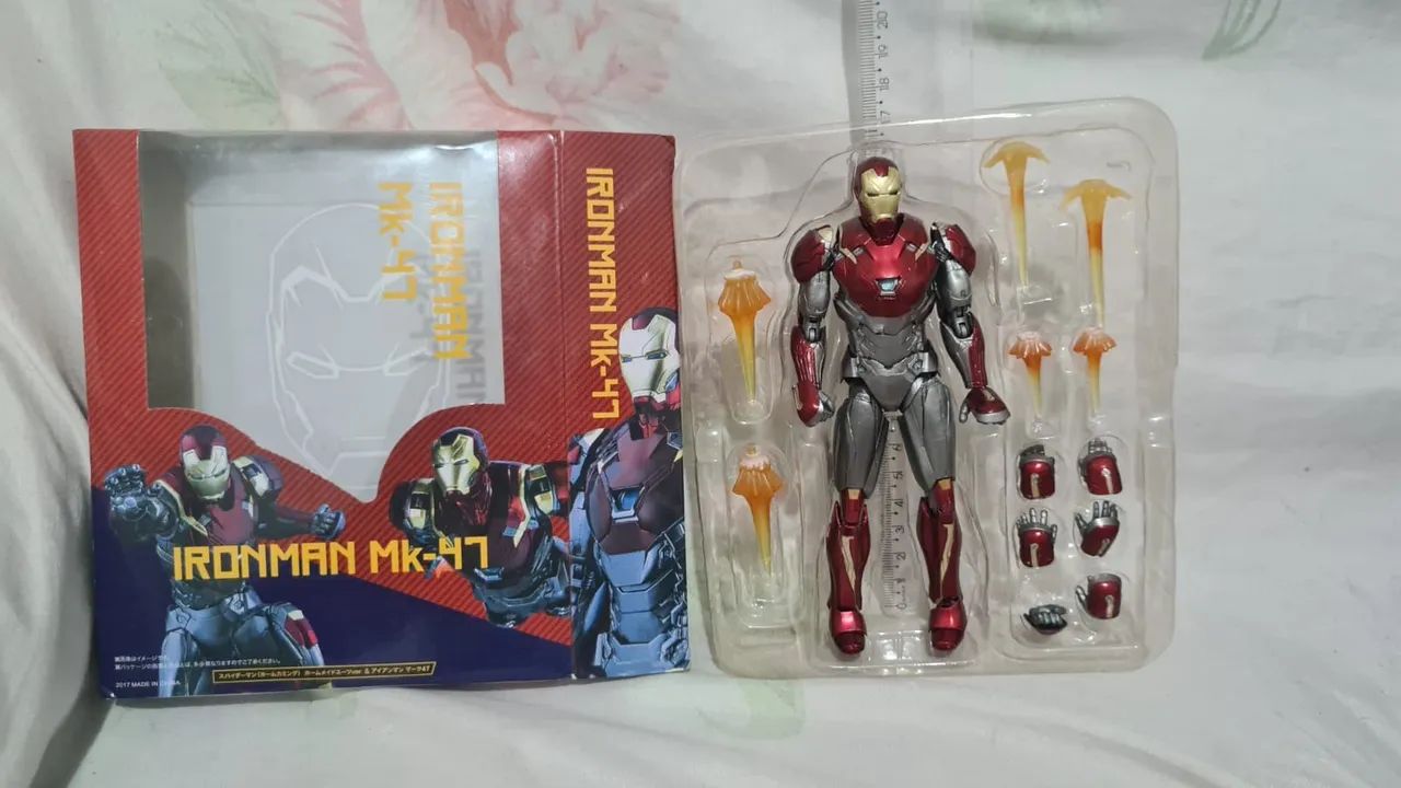 O ITEM MAIS INCRÍVEL QUE JA VIU FIGURA AÇÃO HOMEM DE FERRO COMPLETO ARTICULADO - Foto 4