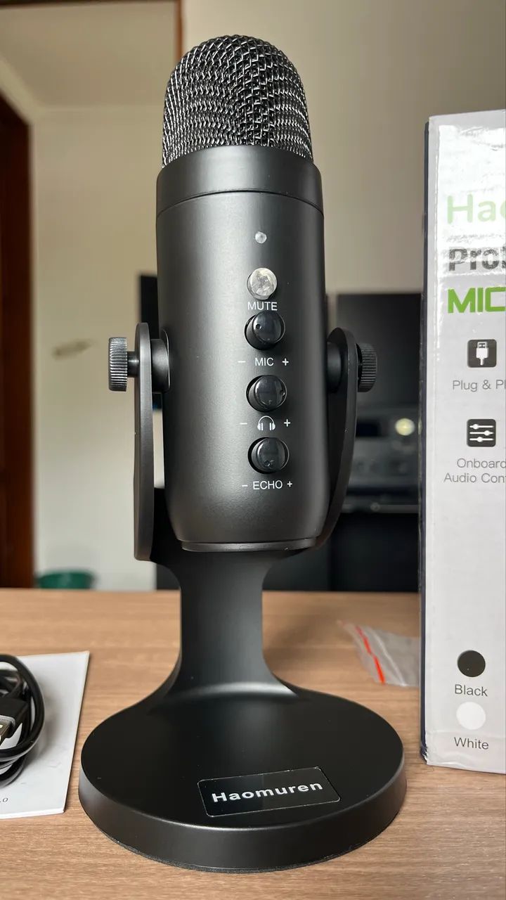 Microfone Profissional USB - Completo e novo!! - Foto 2