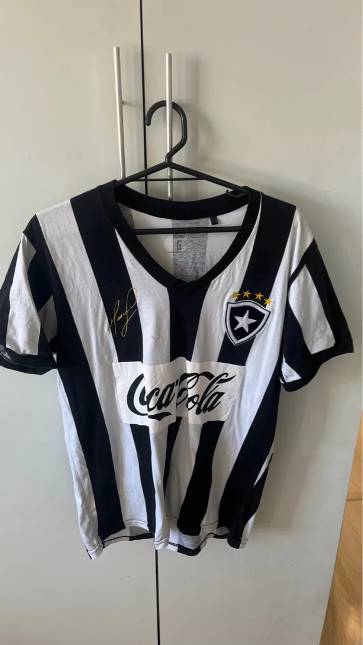 Camisa de time Botafogo com Coca-Cola