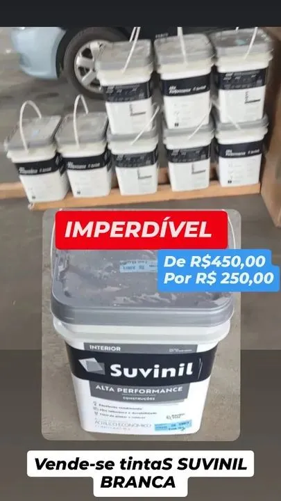 Tintas Suvinil Branca Alta Performance - Imperdível!
