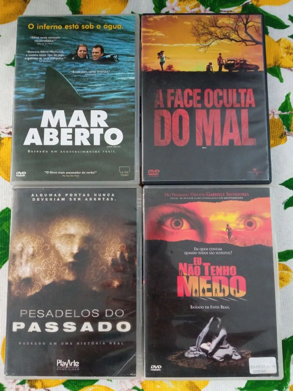 Lote de DVDs suspense - A Face Oculta do Mal e mais