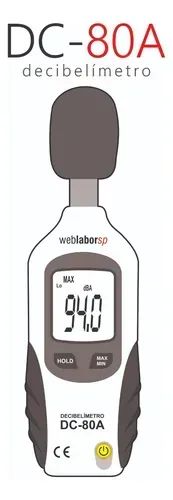Decibelímetro digital DC-80A portátil da Webmeter sem bateria - Foto 2