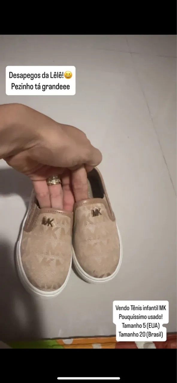 Tênis infantil Michael Kors - Tam. 20