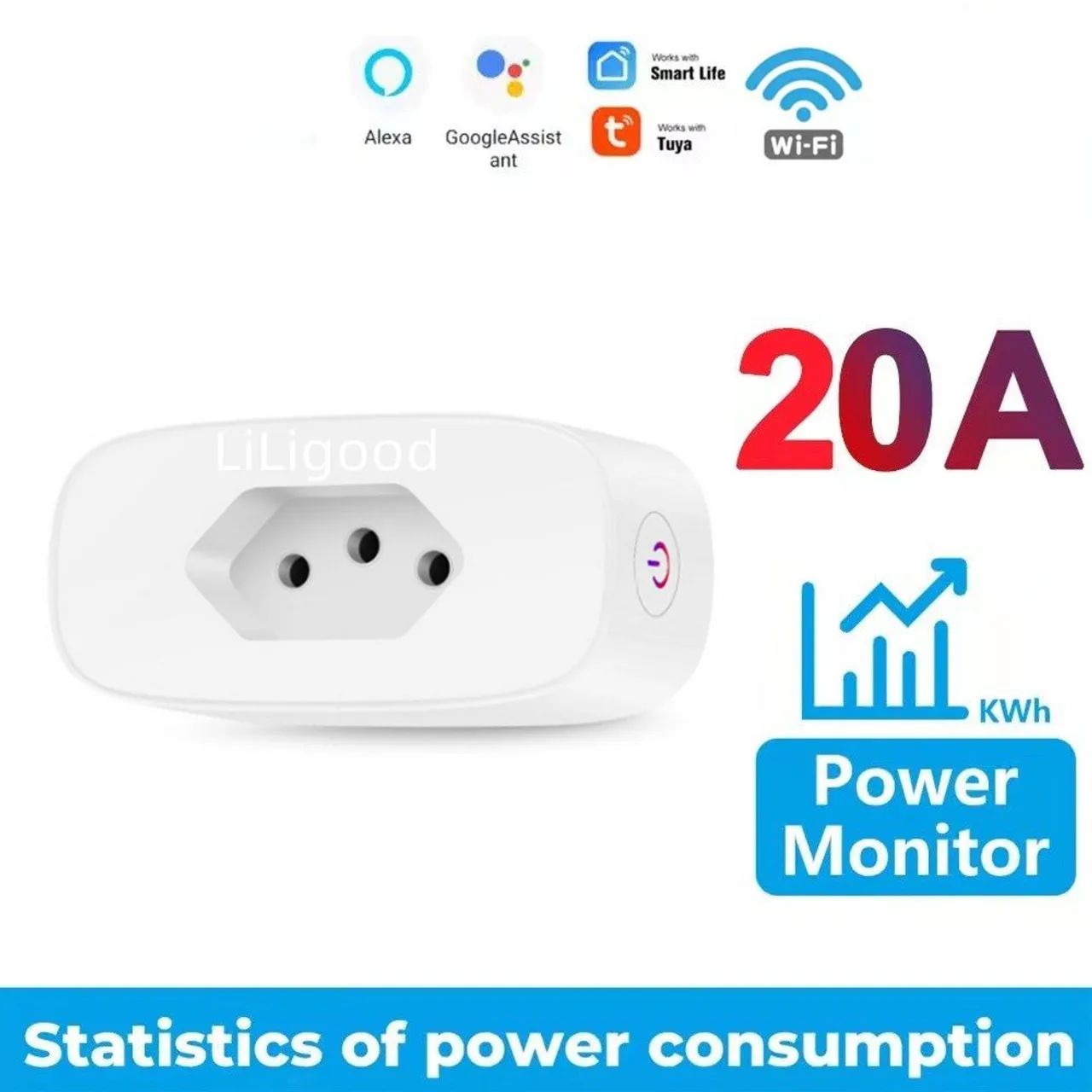 Tomada inteligente 20A - Alexa