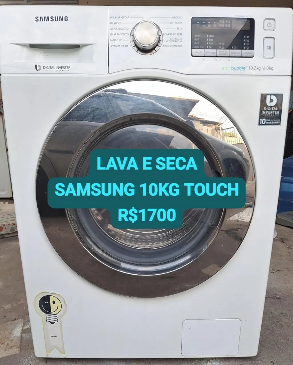 Lava e Seca Samsung 10KG Touch - R$1700