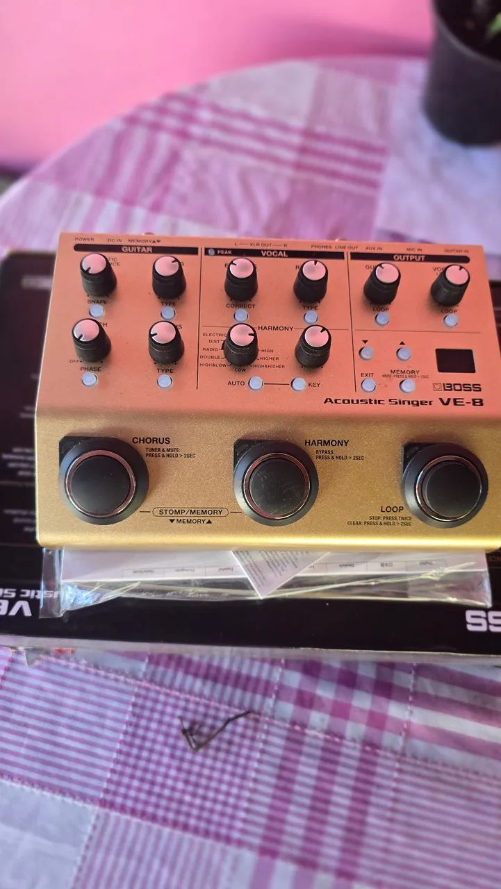 BOSS VE-8 Acoustic Singer - Instrumentos musicais - Centro