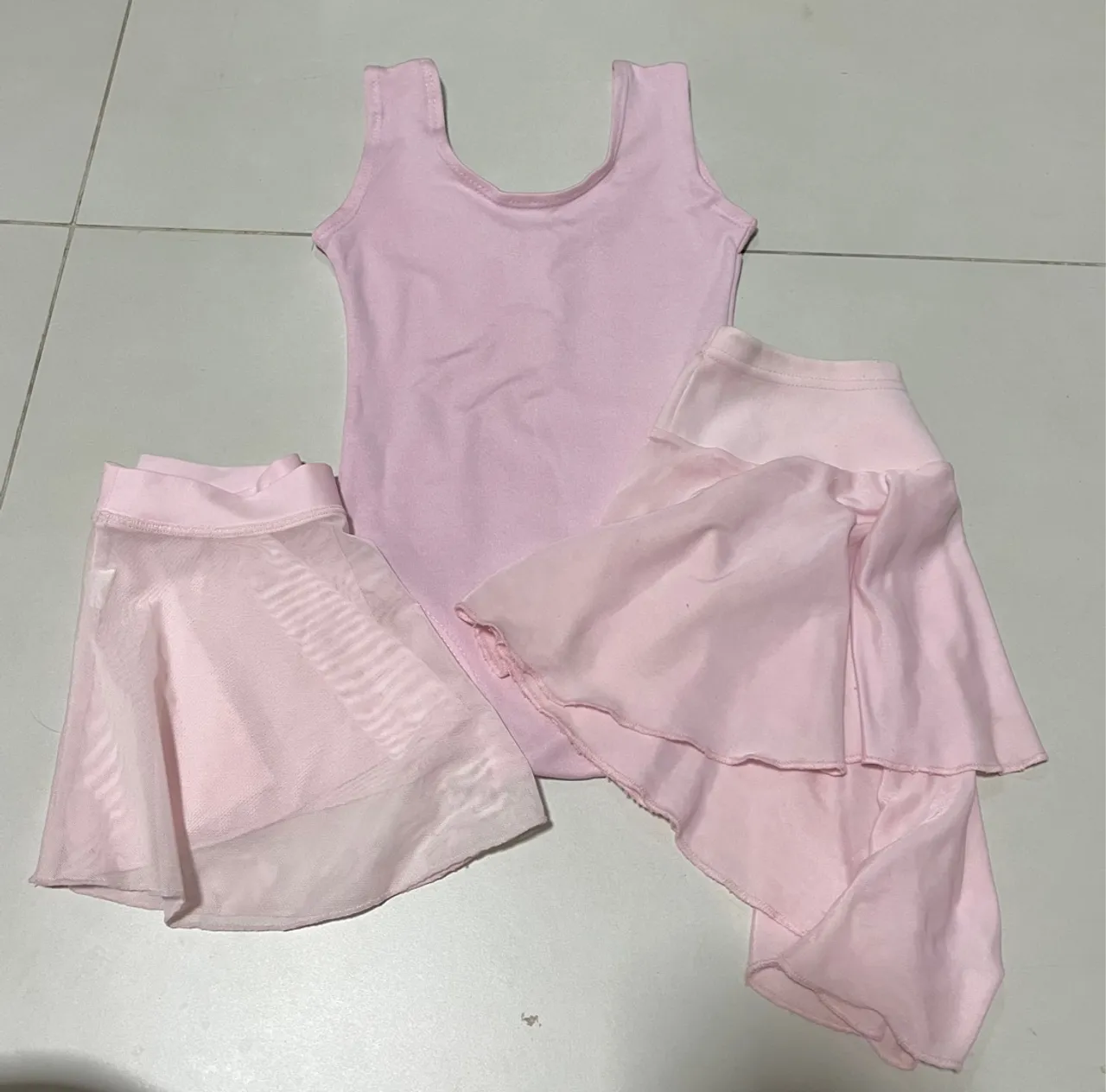 Conjunto de Ballet Infantil - Tutu, Body e Saia