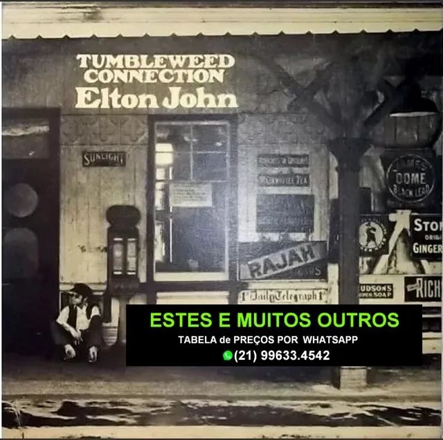 4 Cds do Elton John. Envio mínimo R$ 120,00. 