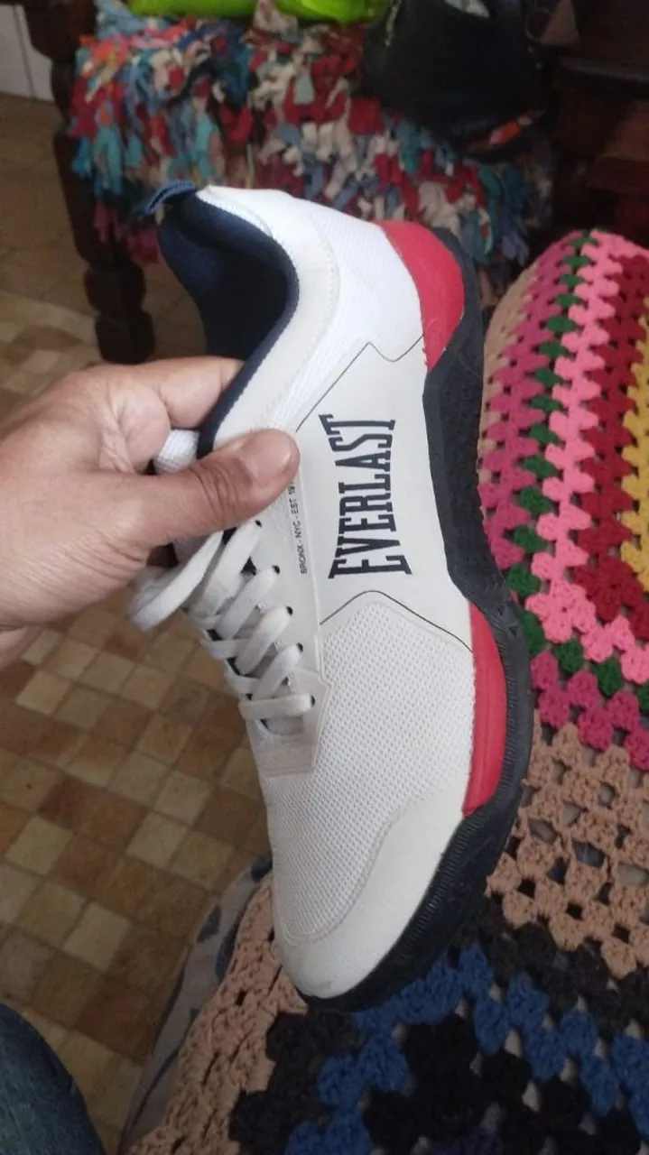 Tênis Everlast Branco e Vermelho