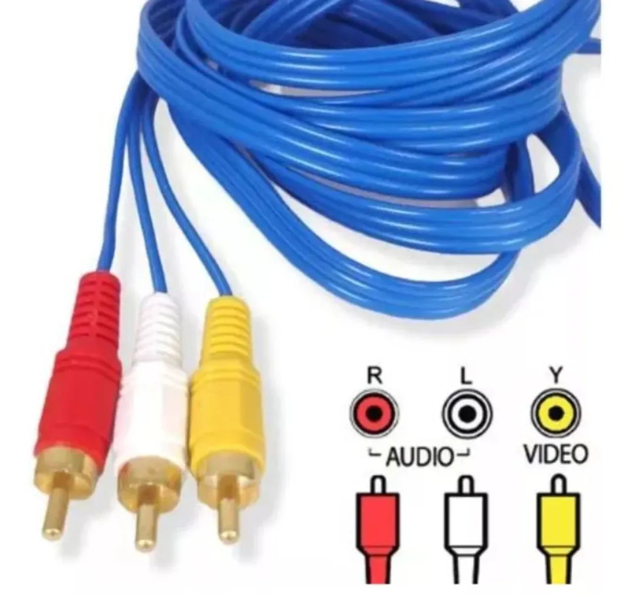 Cabo DVD Rca Audio E Video Av 1.5 Metros 3 rca X 3 rca - Foto 6