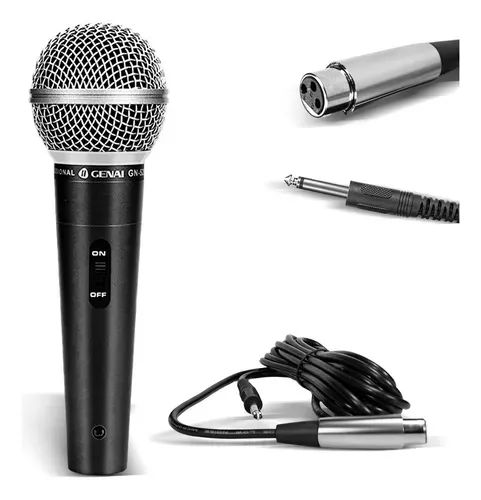 Microfone Dinâmico M-58 Profissional com Fio - Foto 2