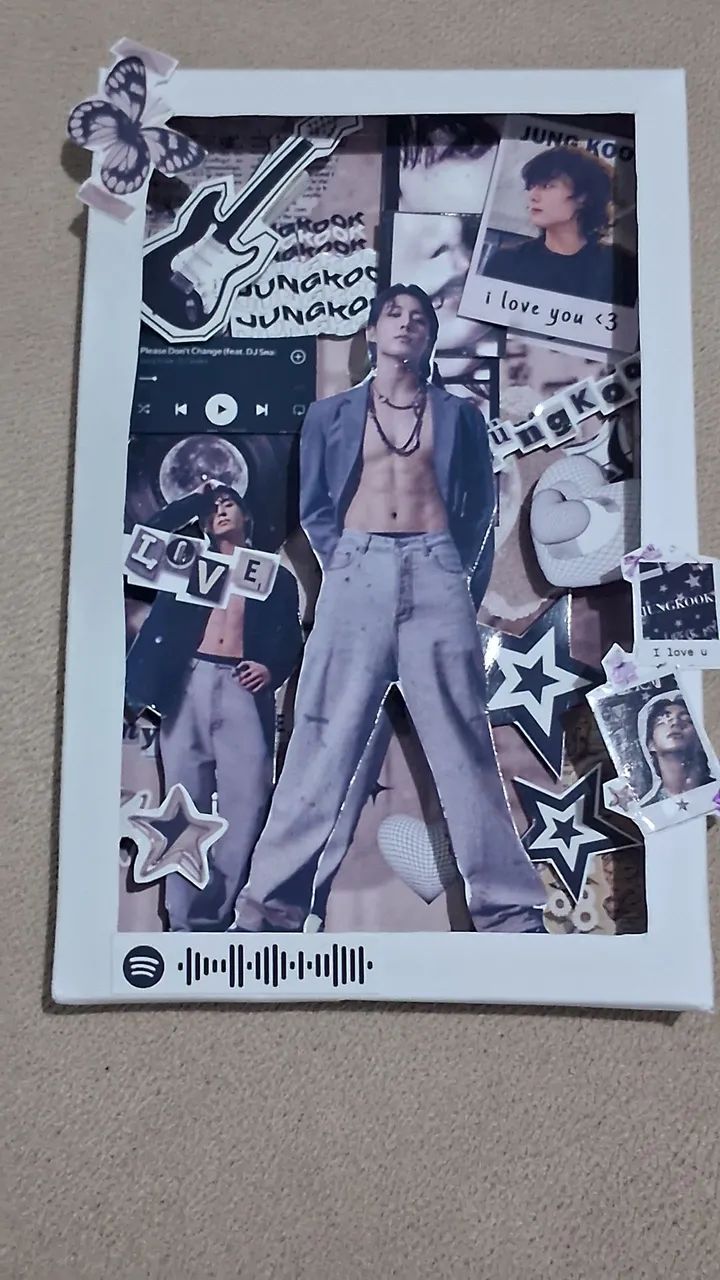 Quadrinho 3d (K-pop/jungkook/músicas e mais) - Foto 2