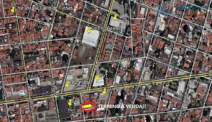 Terreno à venda, 115 m² por R$ 230.000,00 - Dionisio Torres - Fortaleza/CE