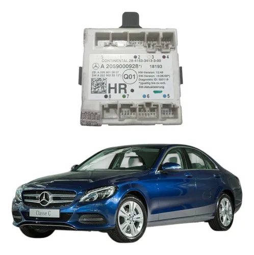 Módulo Porta Traseira Direita Mercedes-benz C180 2015 A 2018