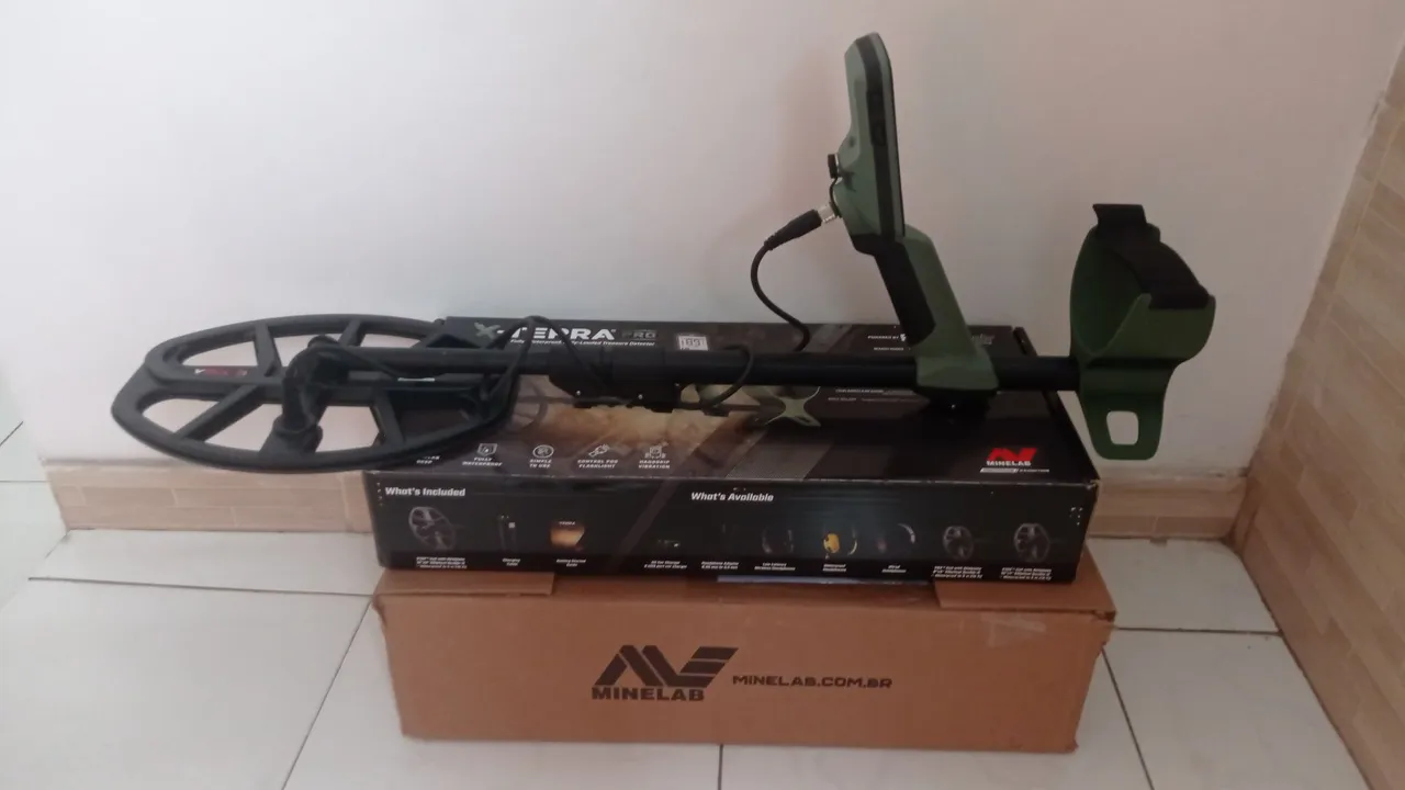 Detector de Metais Minelab X-TERRA PRO , está na garantia com Nota fiscal