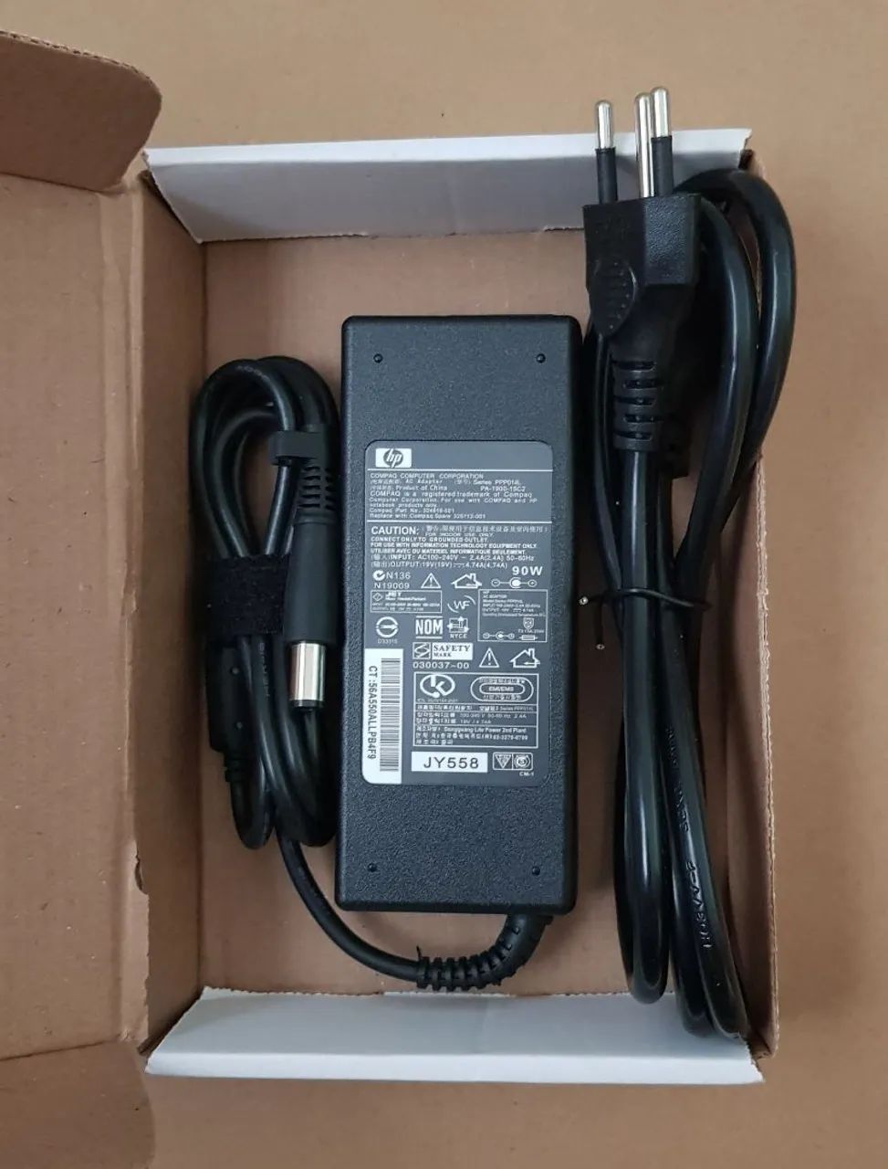 Fonte carregador pra notebook HP (entrega)