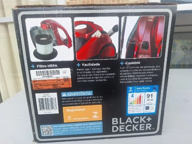 ASPIRADOR DE PÓ BLACK DECKER SEMI NOVO - Foto 4
