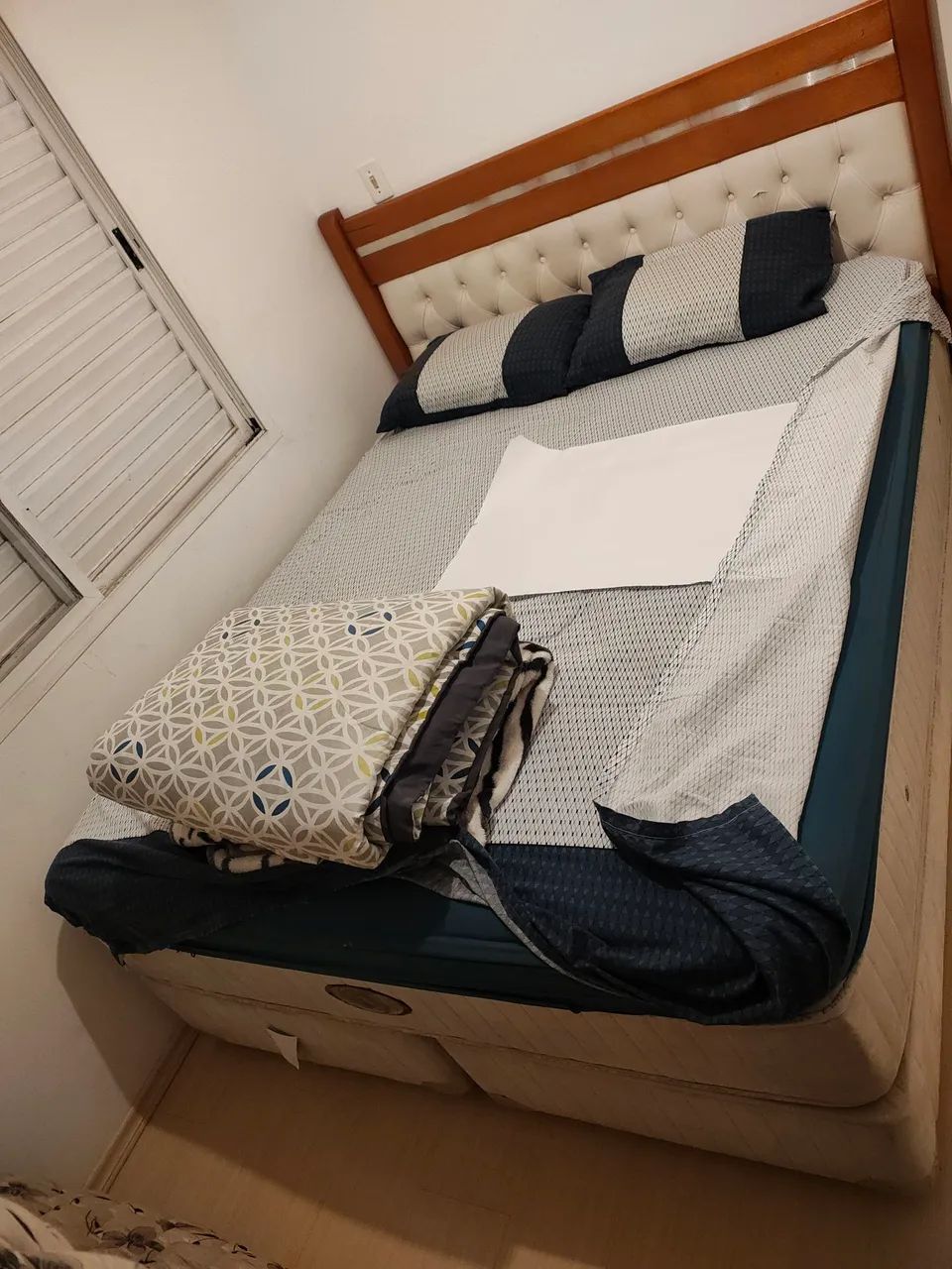 Cama casal Queen com cabeceira  - Foto 5