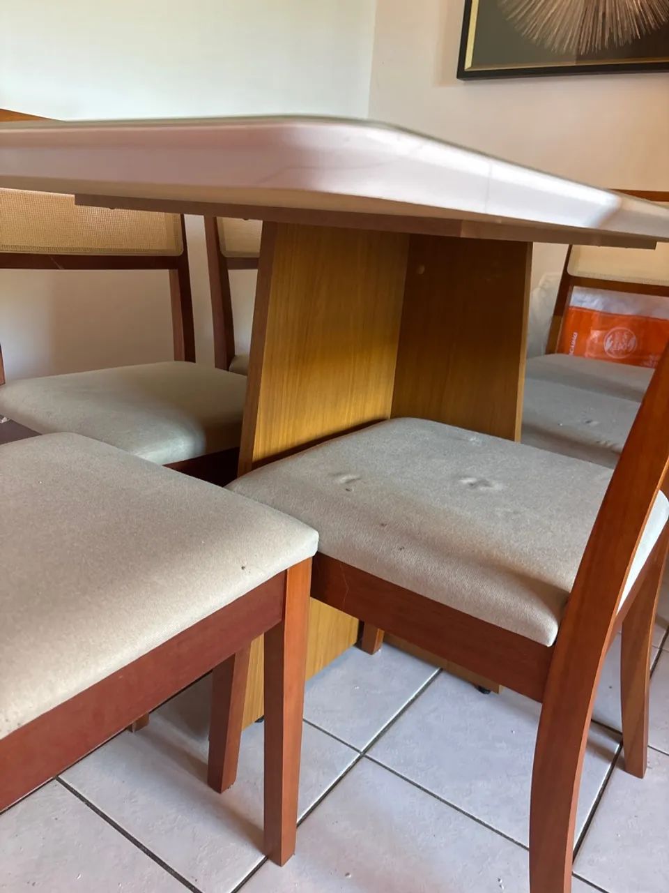 MESA 6 LUGARES COM 6 CADEIRAS - Foto 3