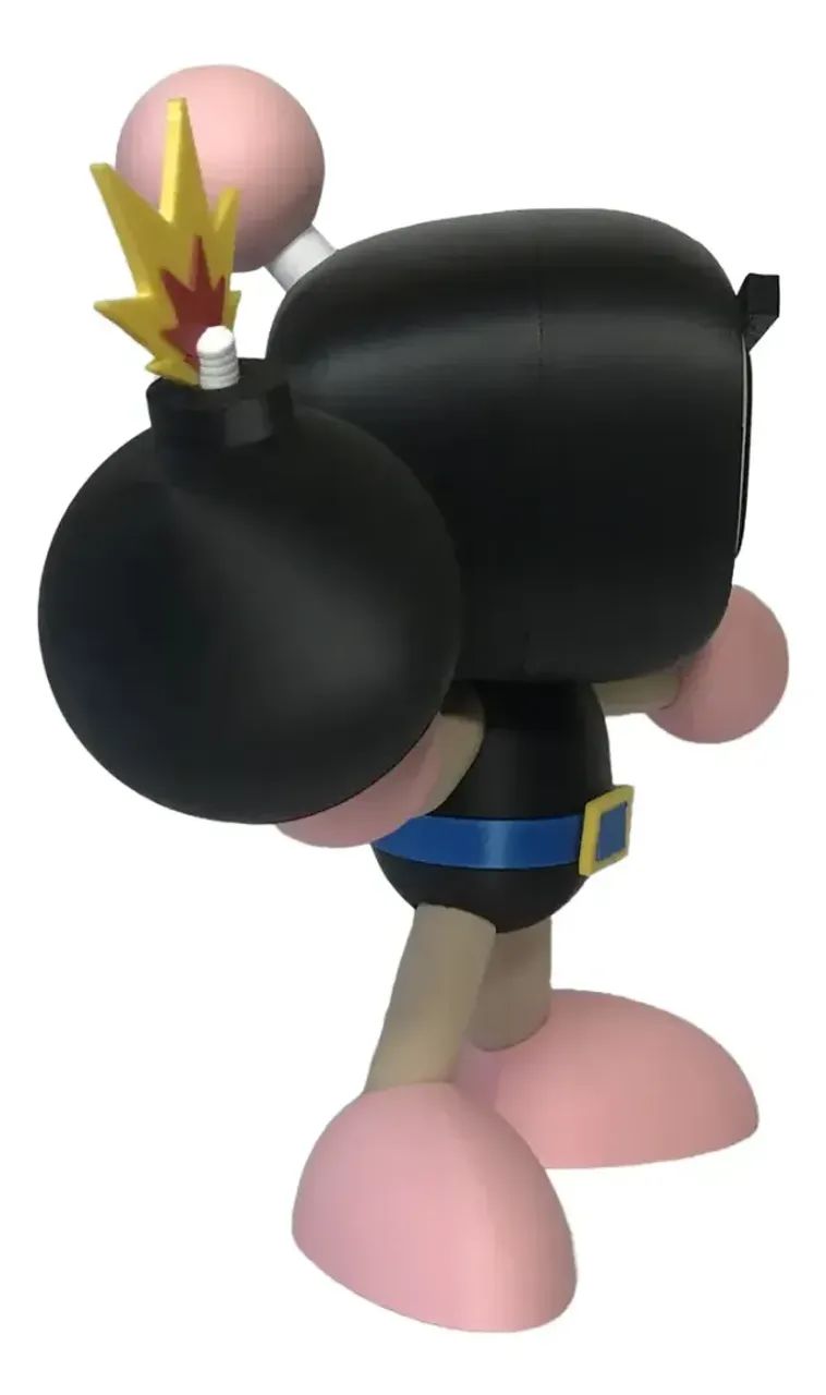 Boneco Decorativo Colecionavel Bomberman Black - Foto 3