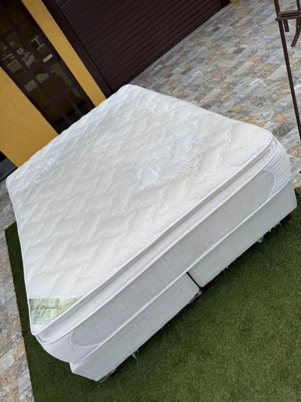 Cama box Casal QUEEN USADA ANJOS - Entrego!  - Foto 2