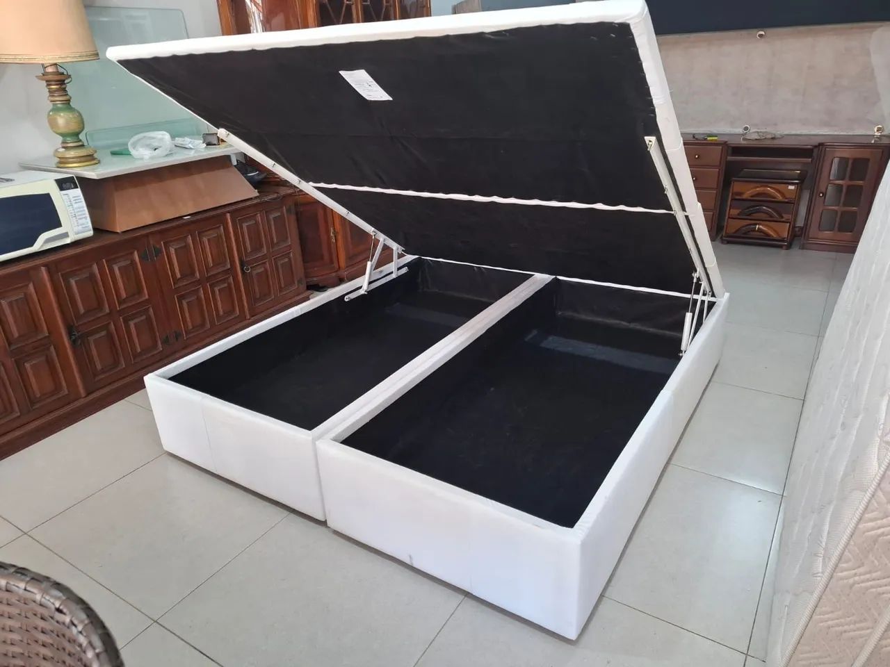 Cama box super king ortobom  Bau  - Foto 3