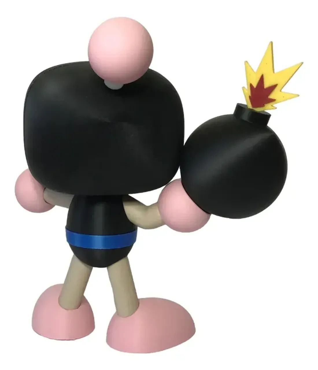 Boneco Decorativo Colecionavel Bomberman Black - Foto 4