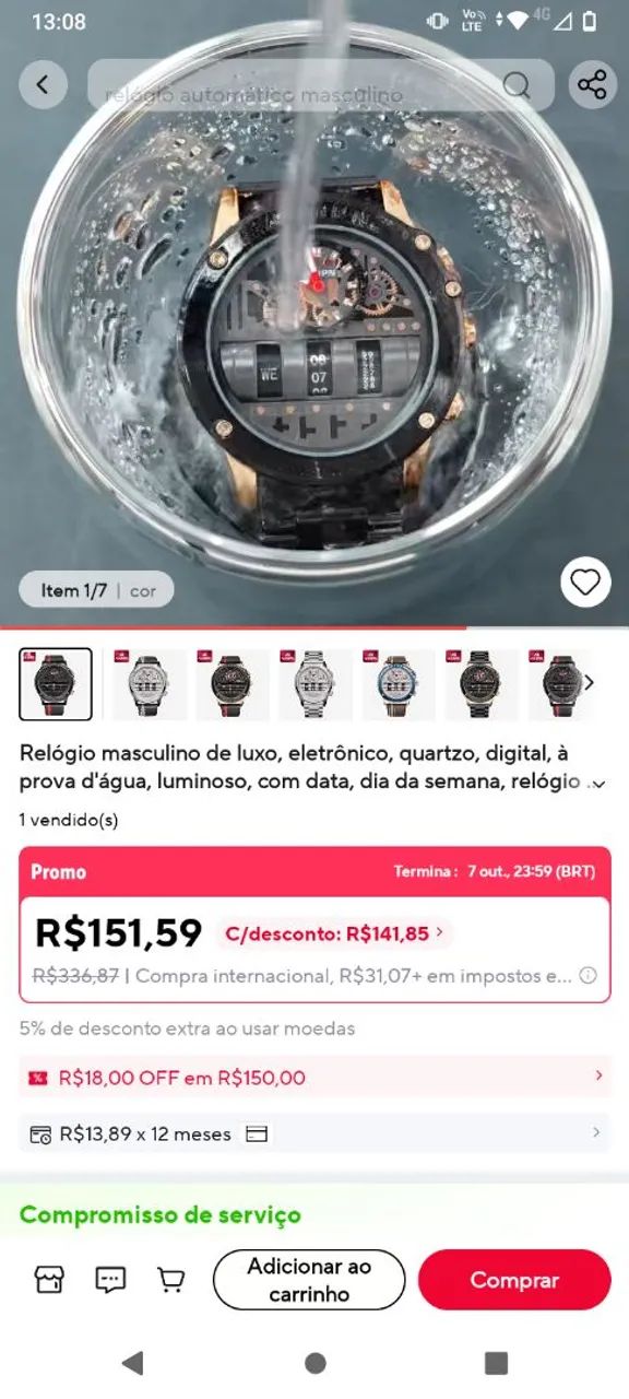 Relógio  sport watch akdpn - Foto 5