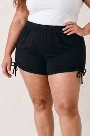 Short plus size ajustável 