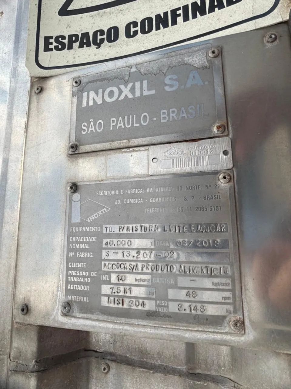 Tanque Misturador em Aço Inox com Isolamento Térmico 40.000 Litros  - Foto 5