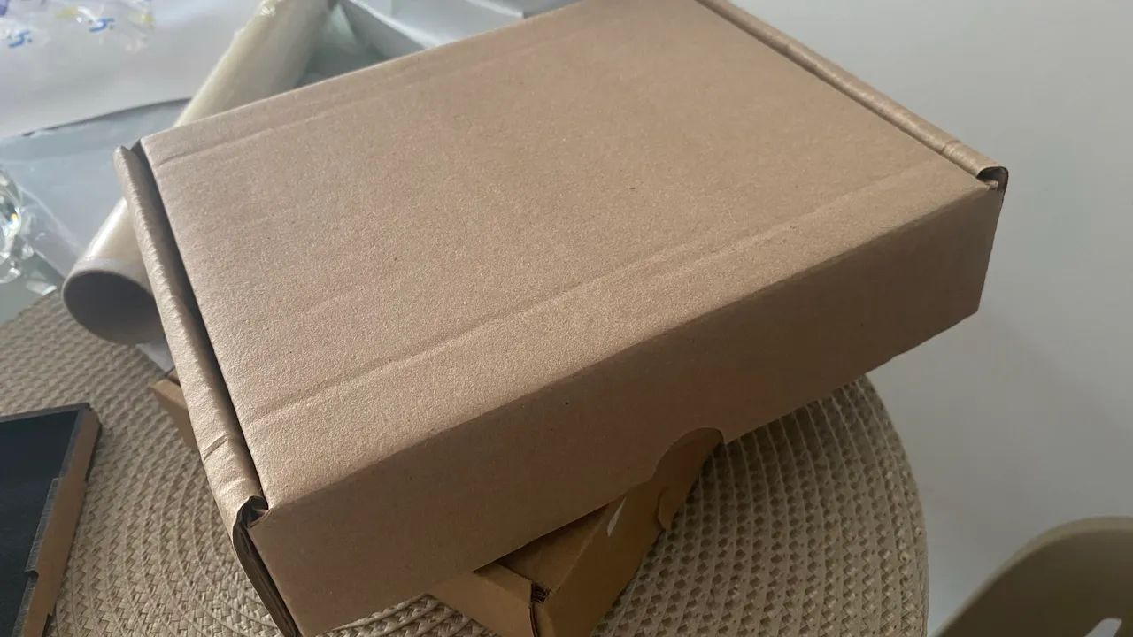 Caixa de papelão para e-commerce