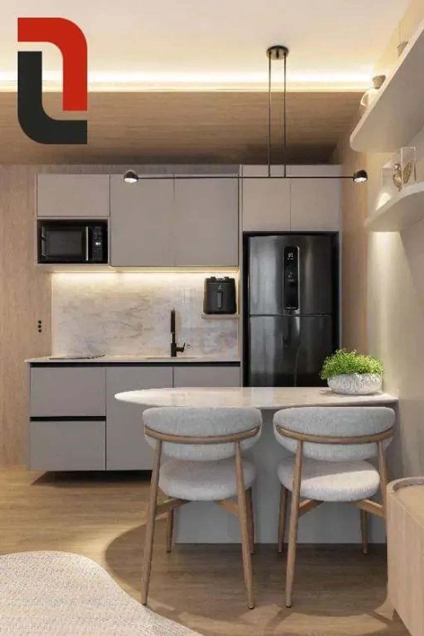 Hall Design Studio 32m² Open Space c/ sacada no Centro Cívico - Foto 5