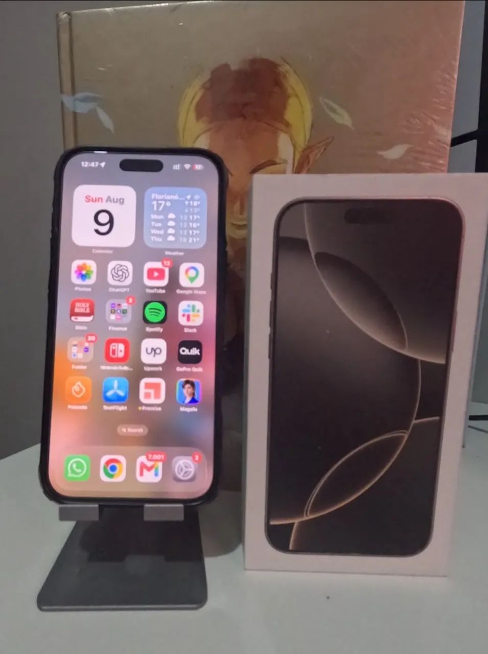 iPhone 16 Pro Max 256GB - Titânio Natural - Foto 2