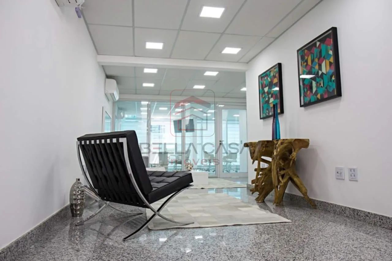 123,06 m² - Excelente sala comercial, sem os móveis, com ar condicionado, 3 banheiros - Foto 10