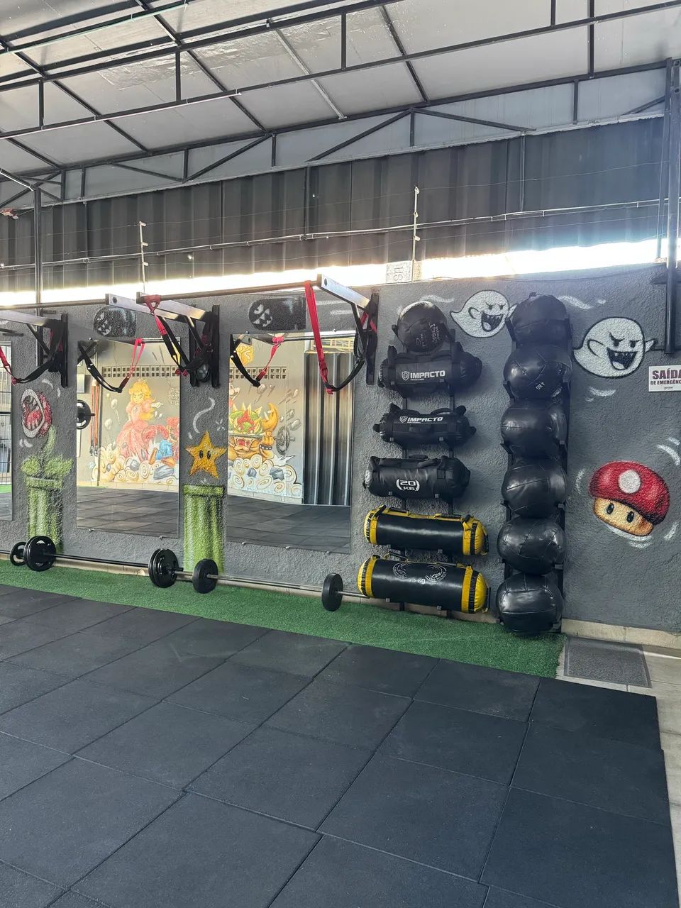 Suporte de wall Ball e Bag  - Foto 2