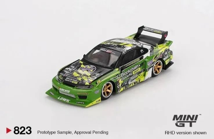 MINI GT Nissan LB-Silhouette グリーン Mini Gt Nissan Lb-silhouette Works Gt 35gt-rr Ver.1 Xlarge