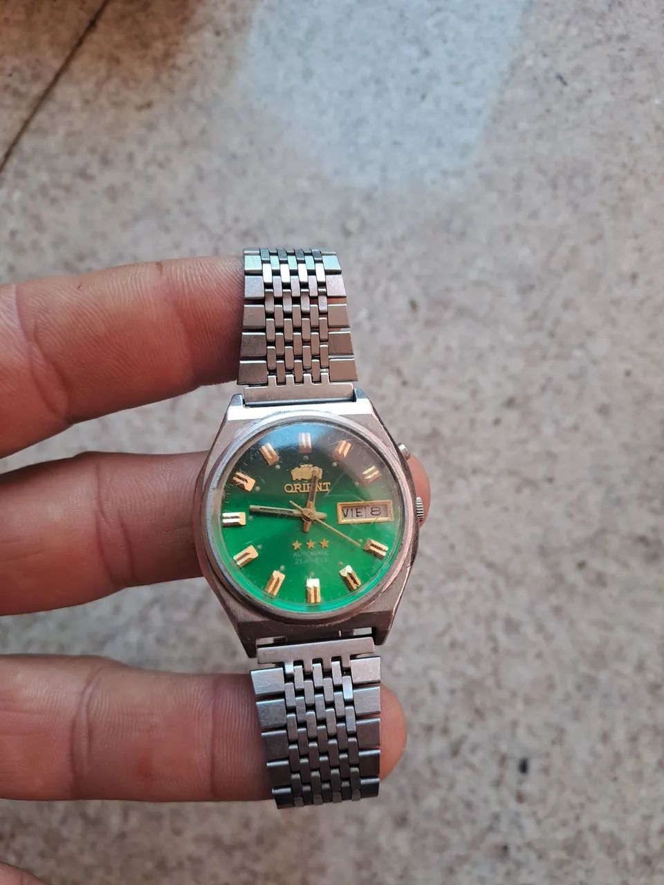 Relógio Orient Automático 3 Estrelas 21 Jóias 