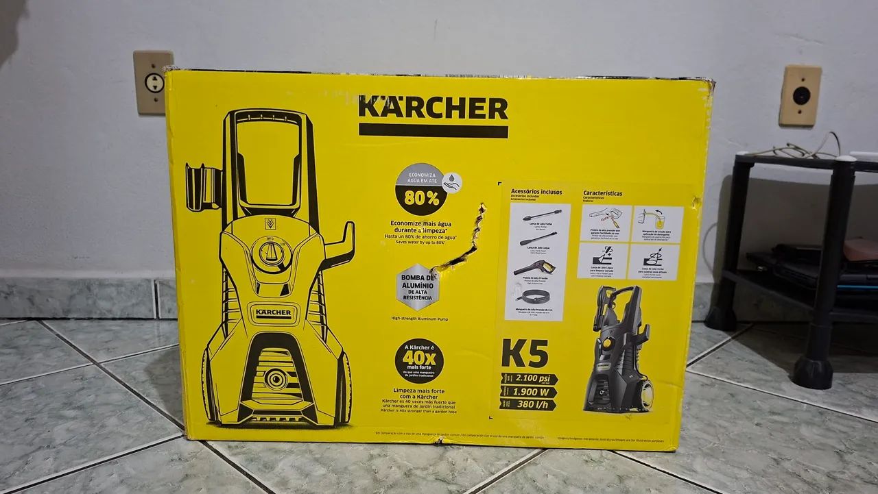 Lavadora Karcher K5 zerada na caixa - Foto 4