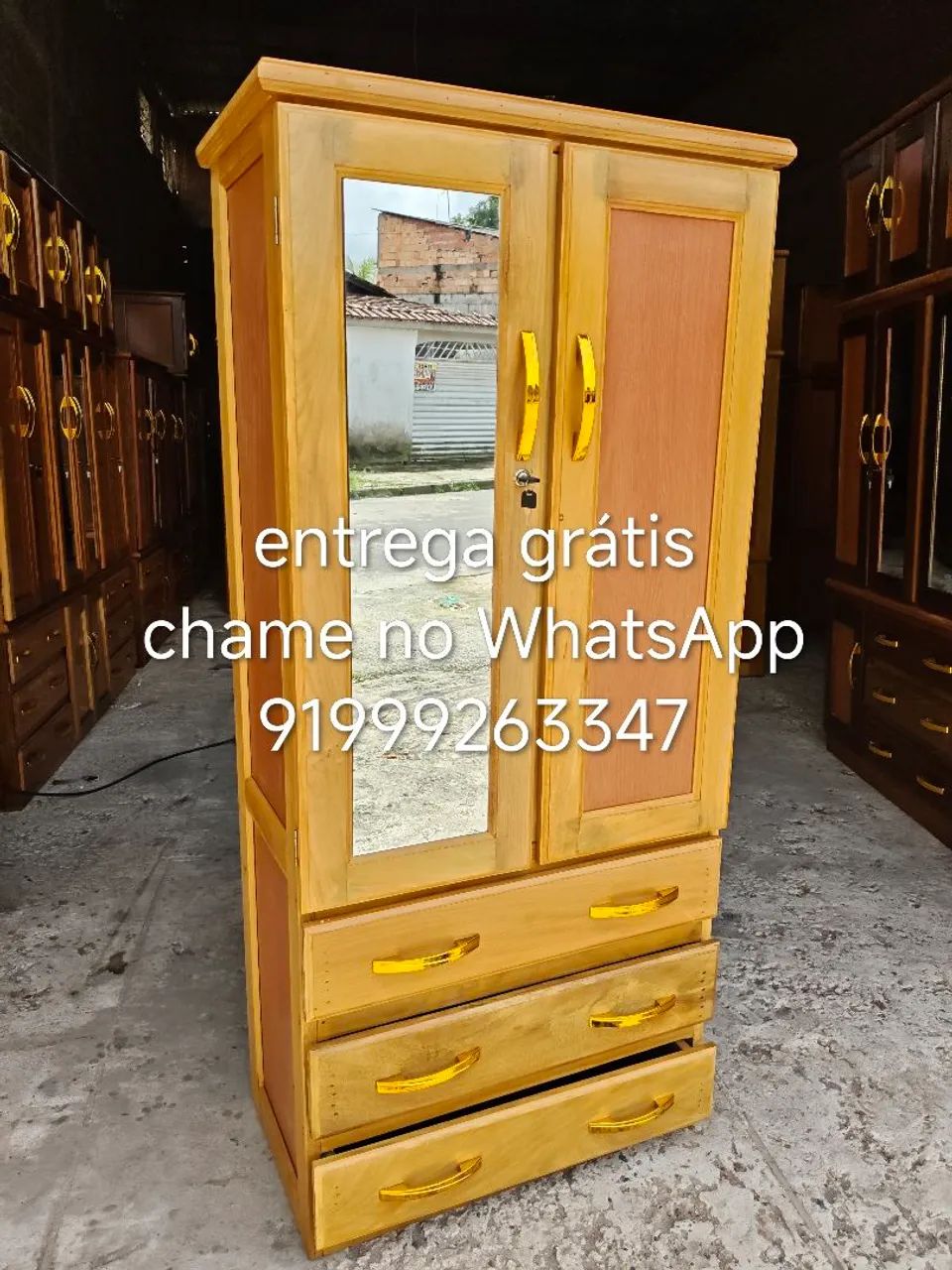 Guarda roupa de solteiro 2 portas novo 