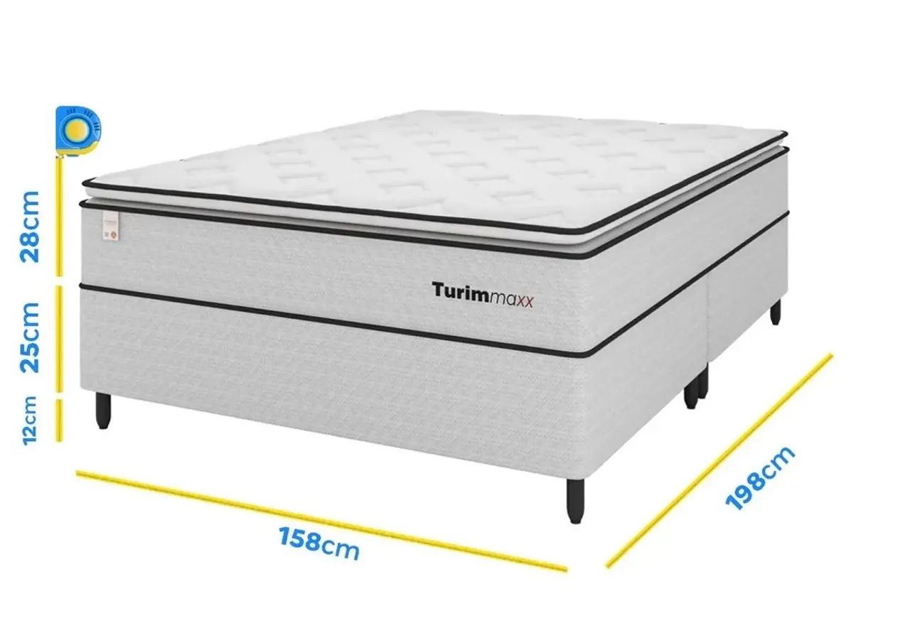 Cama Queen Turimmaxx Plumatex