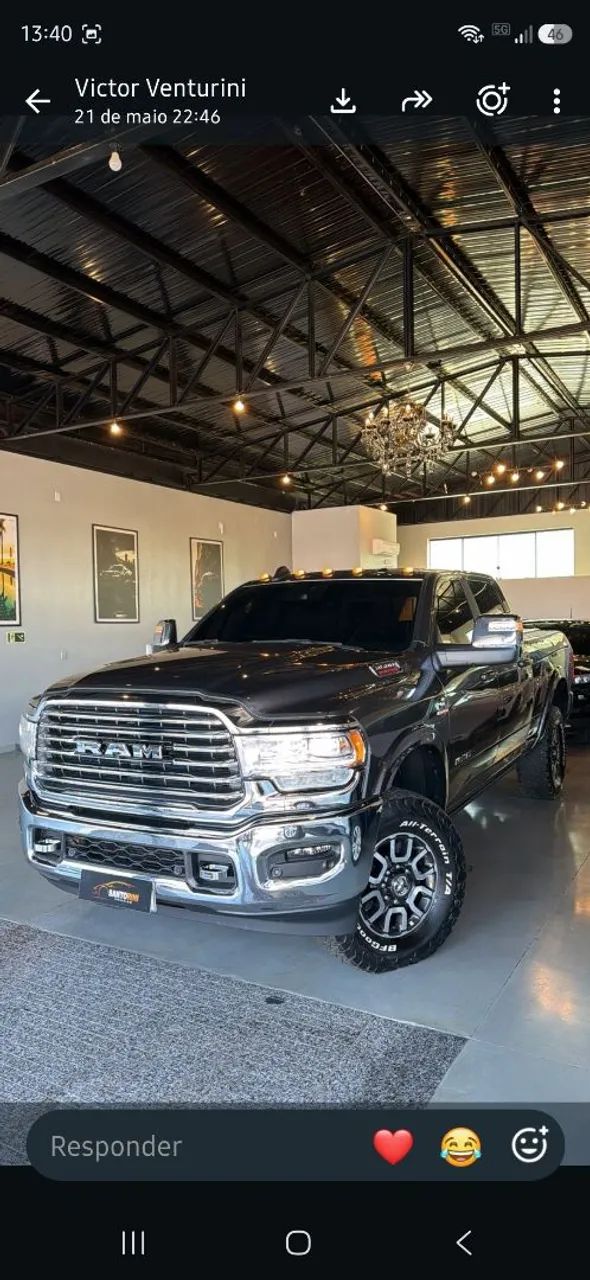 Ram 3500 LIMITED LONGHORN 6.7 TB CD DIESEL 2024